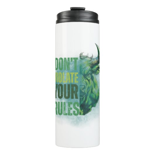 Stier ontwerp | Herinnering | Motivatie Thermosbeker (Voorkant)