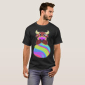 Stier Pasen Poker T-shirt (Voorkant volledig)