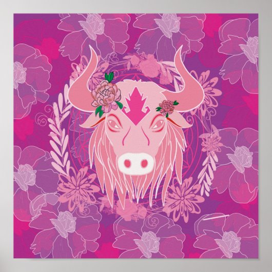 stier poster (Voorkant)