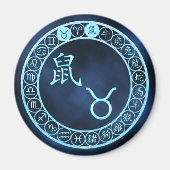 Stier/Rat Magneet (Voorkant)