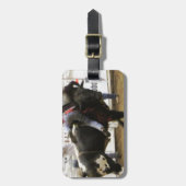 Stier rijden bagagelabel (Voorkant verticaal)