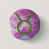 Stier Ronde Button 3,2 Cm (Voorkant)