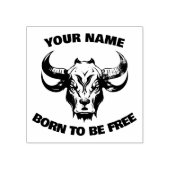 stier rubberstempel (Afrduk)