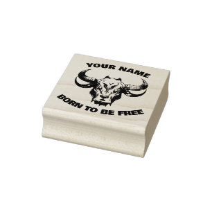  stier rubberstempel