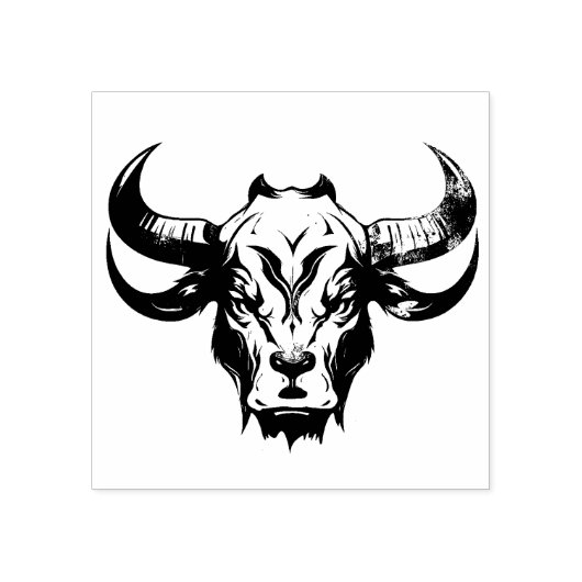 stier rubberstempel (Afrduk)