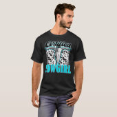 Stier Schedel Turquoise Luipaard Gecertificeerde C T-shirt (Voorkant volledig)