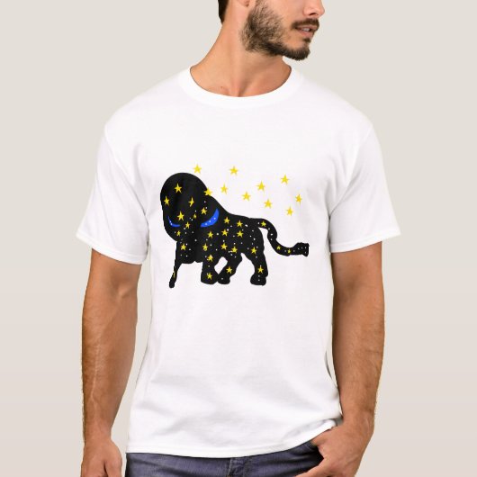 Stier Silhouet Ontwerp T-shirt (Voorkant)