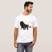 Stier Silhouet Ontwerp T-shirt (Voorkant volledig)