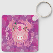 stier sleutelhanger (Achterkant)