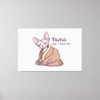 Stier Sphynx Kat Kalm Zodiac Houding Kunst
