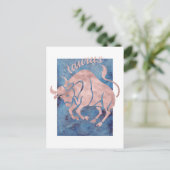 Stier Sterrenbeeld Ansichtkaart Briefkaart (Staand voorkant)