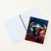 Stier Sterrenbeeld Aquarelontwerp Notitieboek (Binnen)