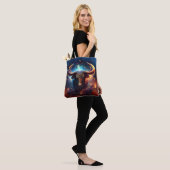 Stier Sterrenbeeld Aquarelontwerp Tote Bag (Op model)