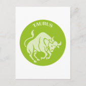 Stier, Sterrenbeeld, Horoscoop, Astrologie Briefkaart (Voorkant)