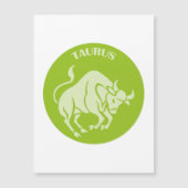 Stier, Sterrenbeeld, Horoscoop, Astrologie Magnetische Uitnodiging (Voorkant)