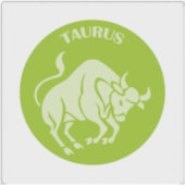 Stier, Sterrenbeeld, Horoscoop, Astrologie Sticker (Voorkant)