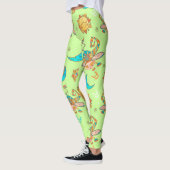 Stier Sterrenbeeld Patroon Leggings (Links)
