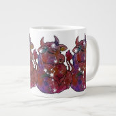 Stier Sterrenbeeld Verjaardag Grote Koffiekop (Voorkant rechts)