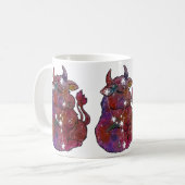 Stier Sterrenbeeld Verjaardag Koffiemok (Voorkant links)