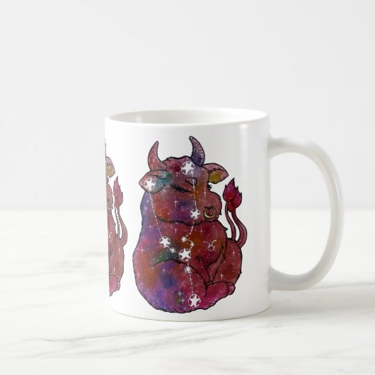 Stier Sterrenbeeld Verjaardag Koffiemok (Rechts)