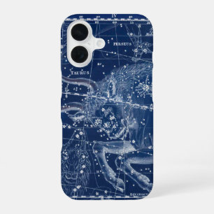 Stier Sterrenbeeld Vintage Illustratie iPhone 16 Hoesje