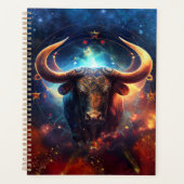 Stier Sterrenbeeld Watercolorontwerp Planner (Voorkant)