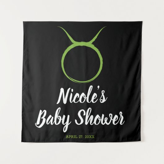 Stier Stier Lente Astrologie Dierenriem Feest Acht Wandkleed (Voorkant)