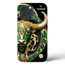 Stier Stier, Smaragd en Goud Gepersonaliseerd