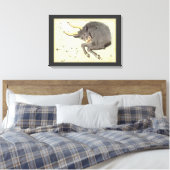 Stier Stier, sterrenbeeld Urania's Mirror Canvas Afdruk (Insitu (Slaapkamer))