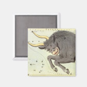 Stier Stier,  sterrenbeeld Urania's Mirror Magneet (Voorkant / Achterkant)