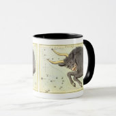 Stier Stier,  sterrenbeeld Urania's Mirror Mok (Voorkant rechts)