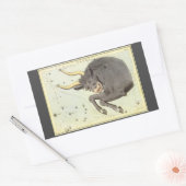 Stier Stier,  sterrenbeeld Urania's Mirror Rechthoekige Sticker (Envelop)