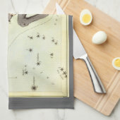 Stier Stier,  sterrenbeeld Urania's Mirror Theedoek (Quarter Fold)