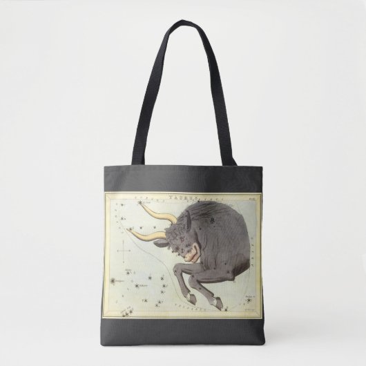Stier Stier,  sterrenbeeld Urania's Mirror Tote Bag (Voorkant)