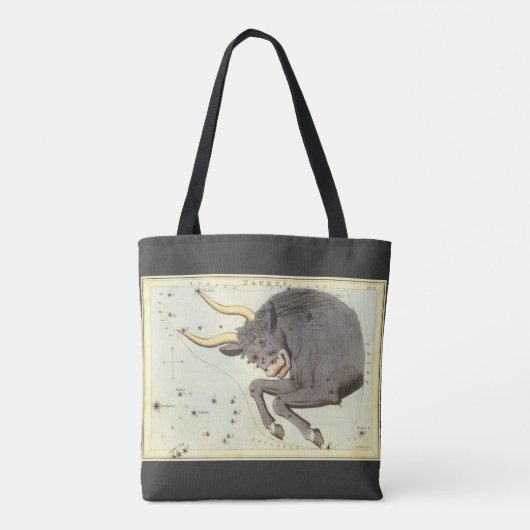 Stier Stier,  sterrenbeeld Urania's Mirror Tote Bag (Achterkant)