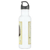 Stier Stier,  sterrenbeeld Urania's Mirror Waterfles (Achterkant)