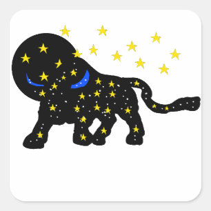 Stier Stier Sticker Cadeau voor Haar – Moderne Zod