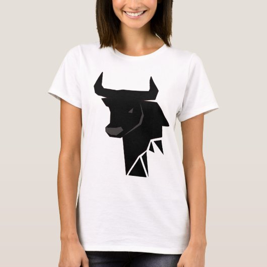Stier Stier Zodiac Icon Cadeau T-shirt (Voorkant)