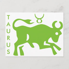Stier Teken Astrologie Zodiac Symbool Briefkaart