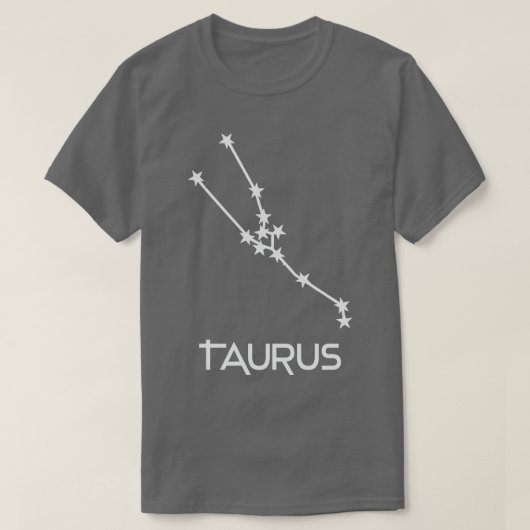 Stier teken dierenriem t-shirt (Design voorkant)