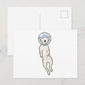 Stier Terriër Ruimte Briefkaart (Voorkant / Achterkant)