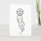 Stier Terriër Ruimte Kaart (Achterkant)