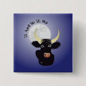 Stier Tierkreiszeichen Button (Voorkant)