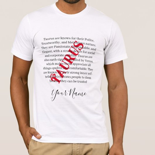 Stier trekken en sterrenbeeld t-shirt