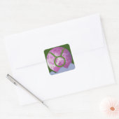Stier Vierkante Sticker (Envelop)