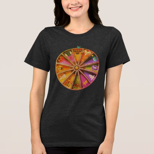 Stier voor de winst Tri-Blend shirt (Voorkant)