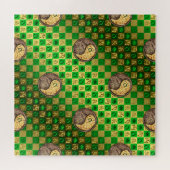 Stier & Vuur Draak Legpuzzel (Horizontaal)