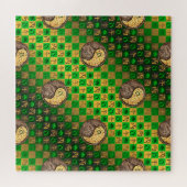 Stier & Vuur Paard Legpuzzel (Horizontaal)