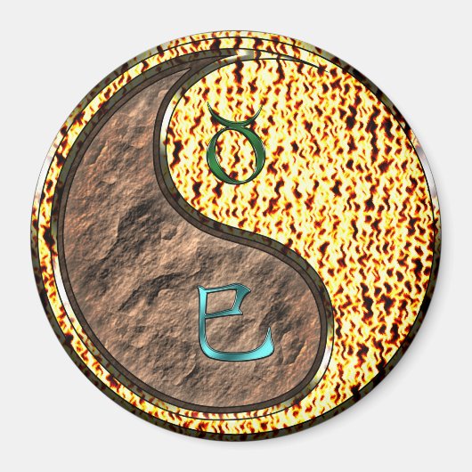 Stier & Vuur Slang Magneet (Voorkant)