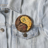 Stier & Vuur Tijger Ronde Button 7,6 Cm (In situ)